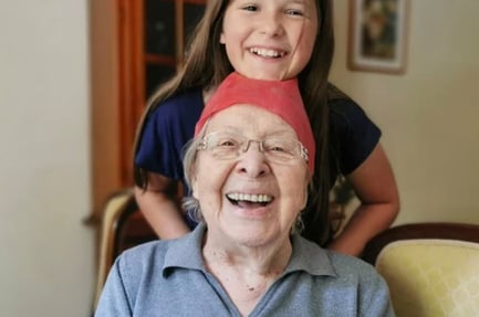 Woman Grand child